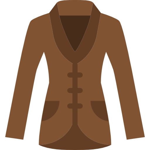 Coat Basic Miscellany Flat icon