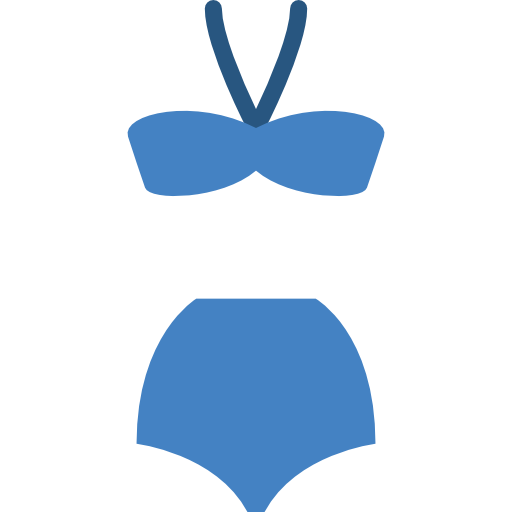 bikini Basic Miscellany Flat icono