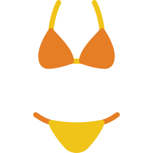 bikini Basic Miscellany Flat icon