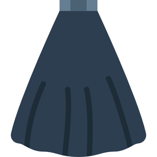 Skirt Basic Miscellany Flat icon
