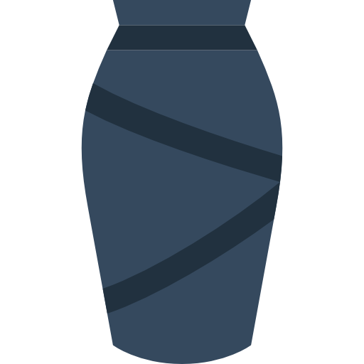 Skirt Basic Miscellany Flat icon