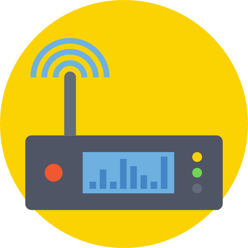 Router Prosymbols Flat icon