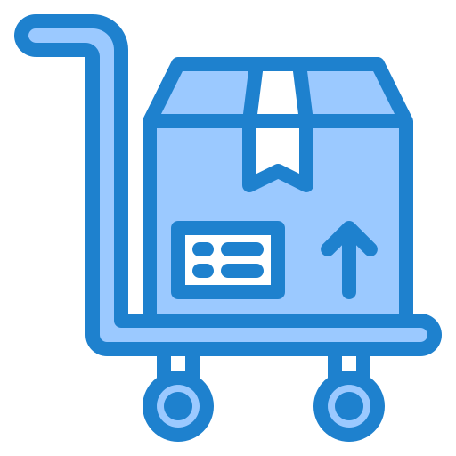 Delivery srip Blue icon