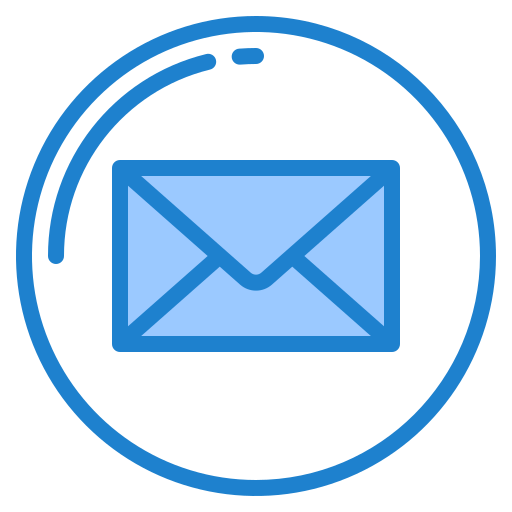 correo electrónico srip Blue icono
