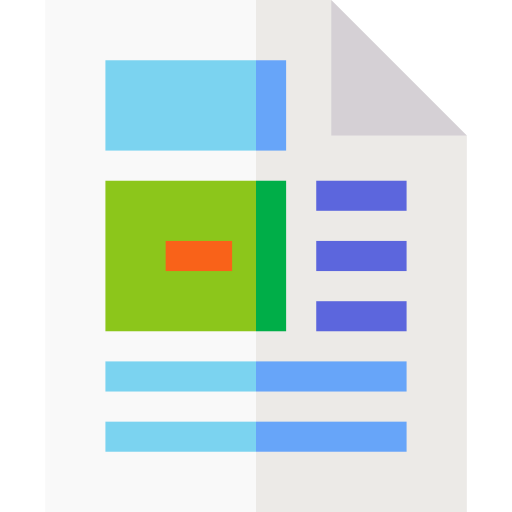 Document Basic Straight Flat icon