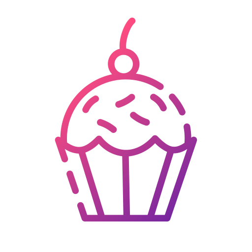 cupcake Good Ware Gradient icon