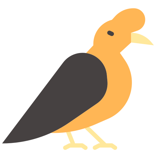 Bird Good Ware Flat icon