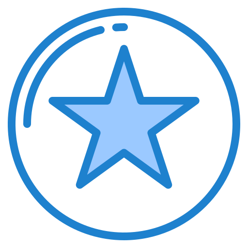 gwiazda srip Blue ikona