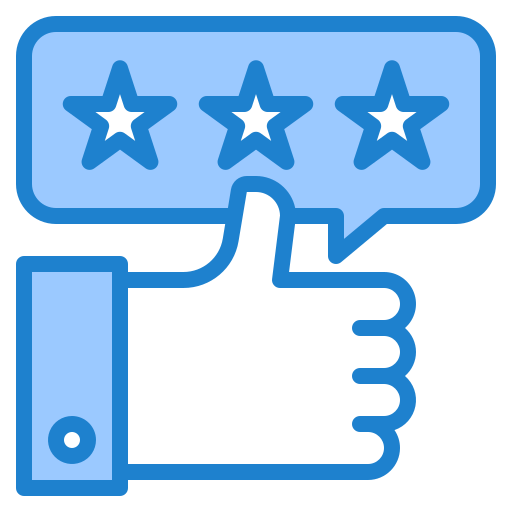 Rating srip Blue icon