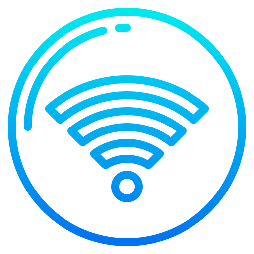 wifi srip Gradient icoon