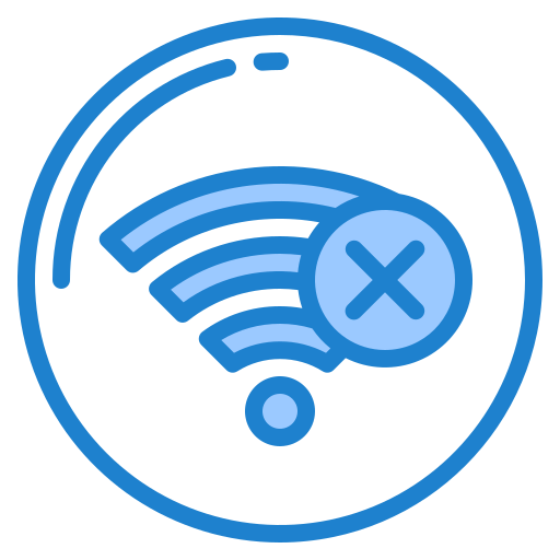 wifi srip Blue icona
