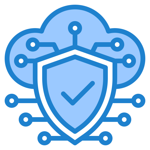 Protection srip Blue icon