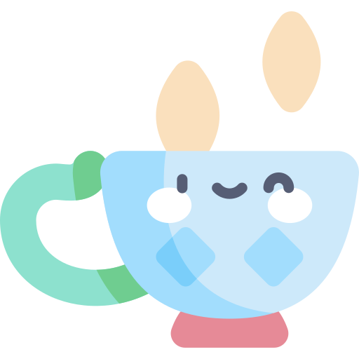 Tea mug Kawaii Flat icon