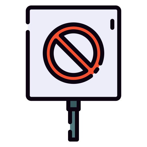 prohibido Good Ware Lineal Color icono