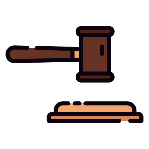 Gavel Good Ware Lineal Color icon