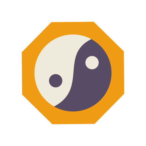yin yang Good Ware Flat ikona