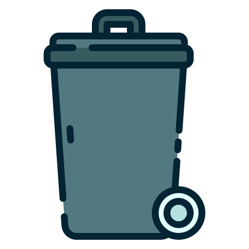 contenedor de basura Good Ware Lineal Color icono