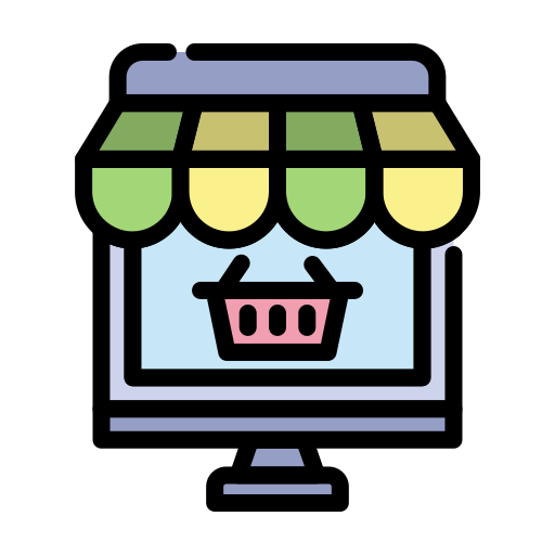 Online shop Generic Outline Color icon