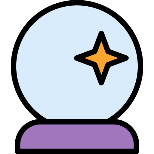 Magic ball Generic Outline Color icon