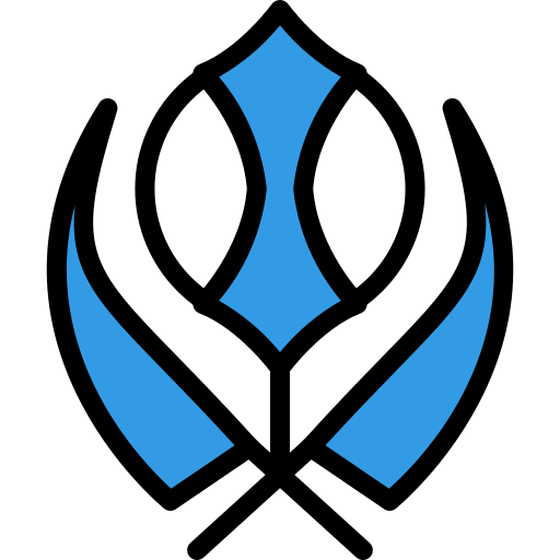 khanda Generic Outline Color icono