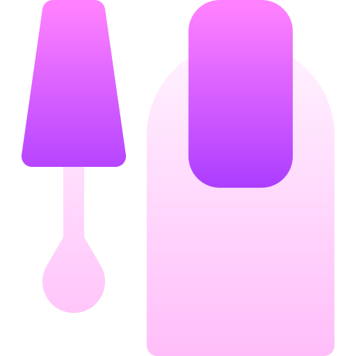 マニキュア Basic Gradient Gradient icon
