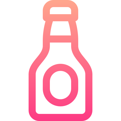 bierflasche Basic Gradient Lineal color icon