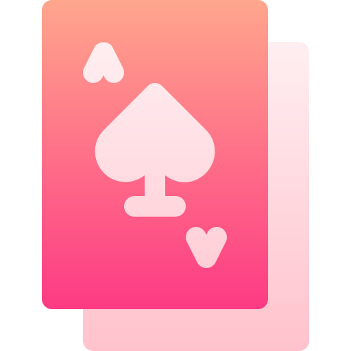 giocando a carte Basic Gradient Gradient icona