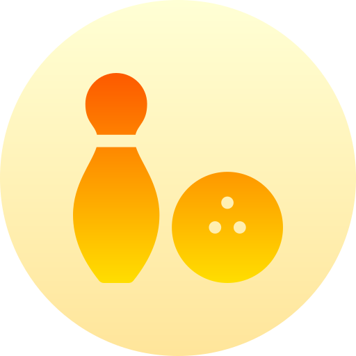 kręgle Basic Gradient Circular ikona