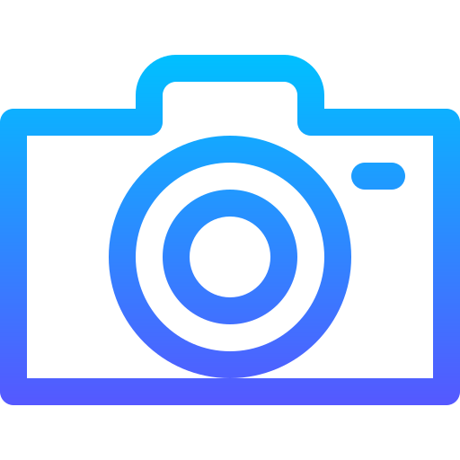 カメラ Basic Gradient Lineal color icon