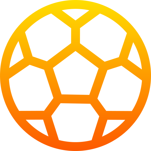 fußball Basic Gradient Lineal color icon