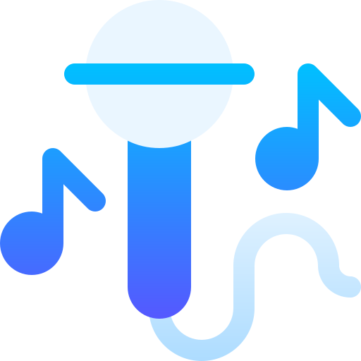 microfono Basic Gradient Gradient icona