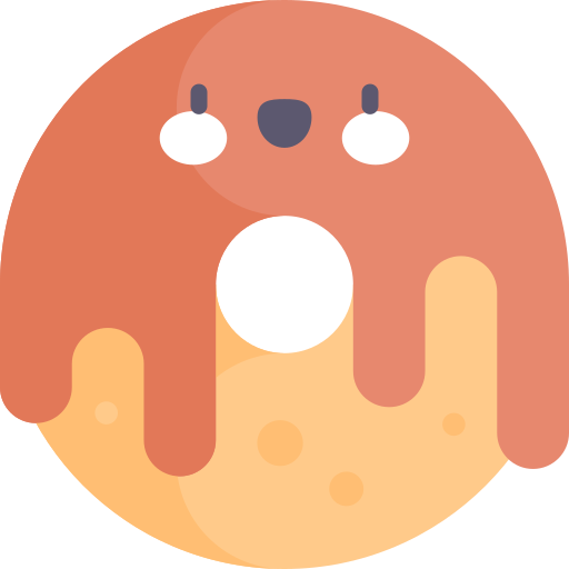 도넛 Kawaii Flat icon