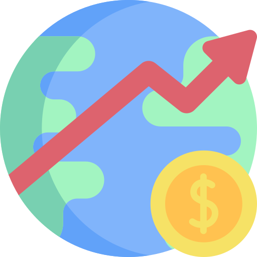 世界経済 Detailed Flat Circular Flat icon