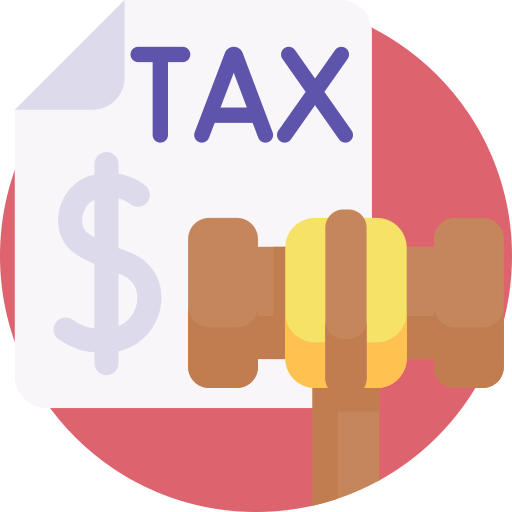 belasting Detailed Flat Circular Flat icoon