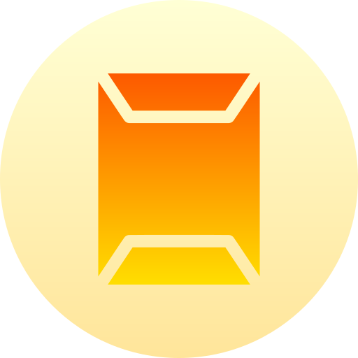 書類 Basic Gradient Circular icon