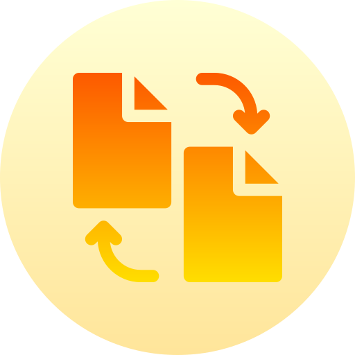 exportar archivo Basic Gradient Circular icono
