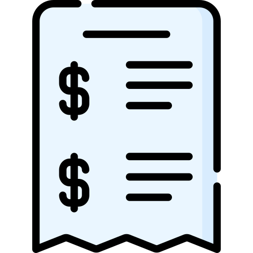 Receipt Special Lineal color icon