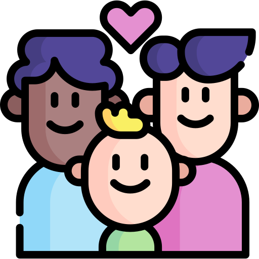 Foster family Special Lineal color icon