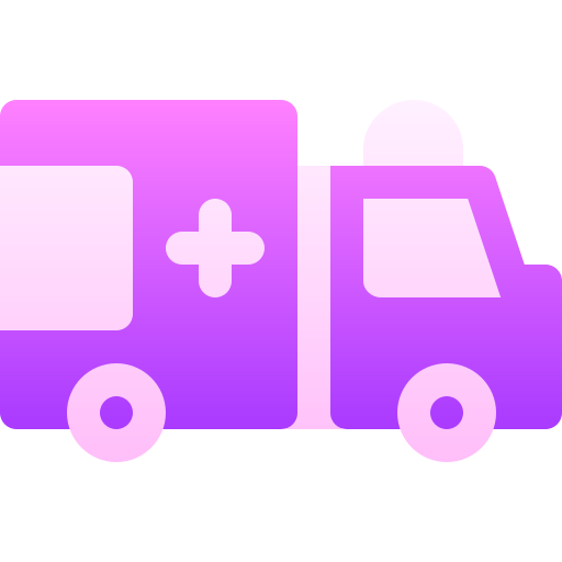 ambulanza Basic Gradient Gradient icona