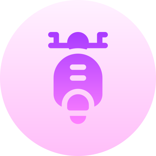 ベスパ Basic Gradient Circular icon