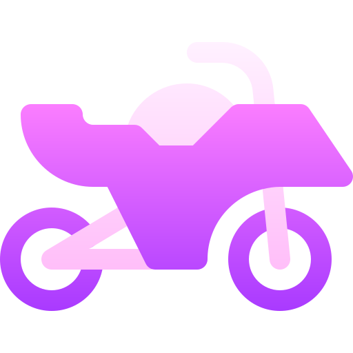 motorfiets Basic Gradient Gradient icoon