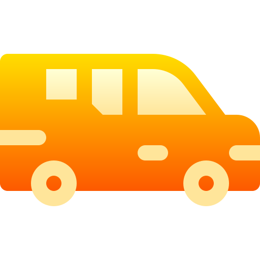 Mini van Basic Gradient Gradient icon