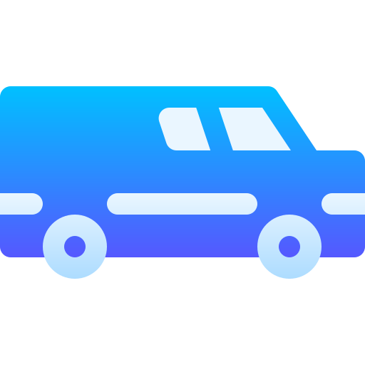 bestelwagen Basic Gradient Gradient icoon