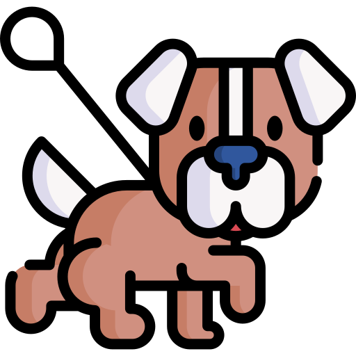 犬の散歩 Special Lineal color icon