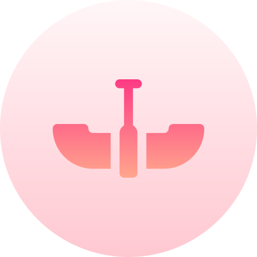 カヌー Basic Gradient Circular icon