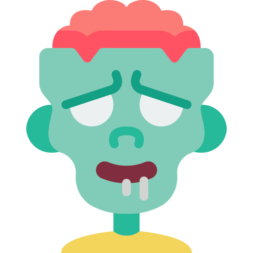 Zombie Basic Miscellany Flat icon