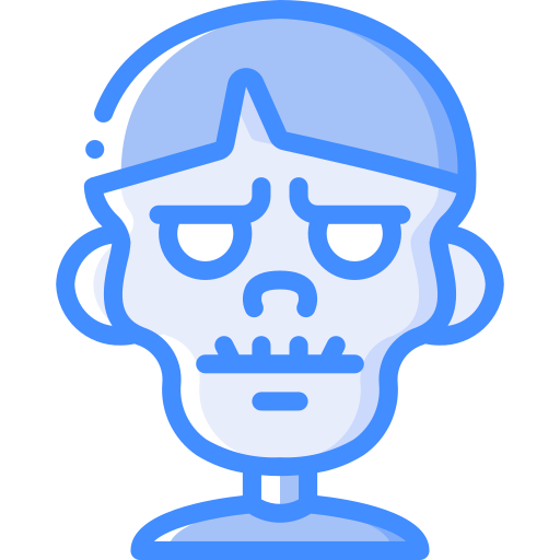 zombie Basic Miscellany Blue icoon