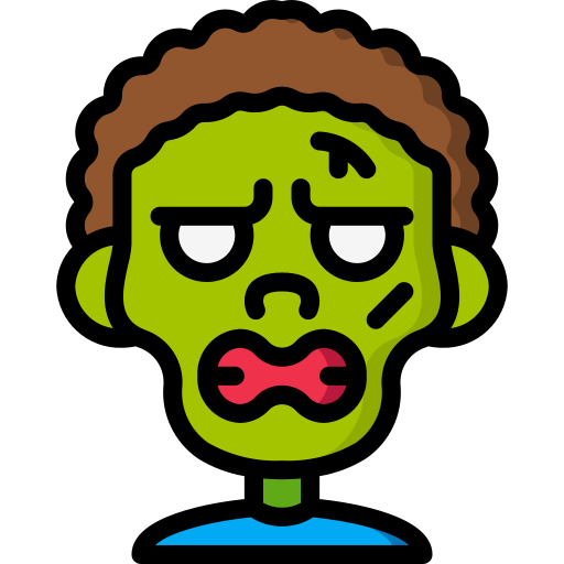 zombie Basic Miscellany Lineal Color icon