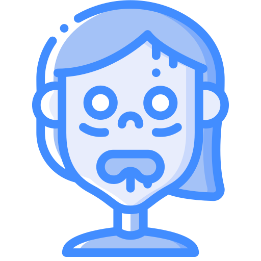 Zombie Basic Miscellany Blue icon