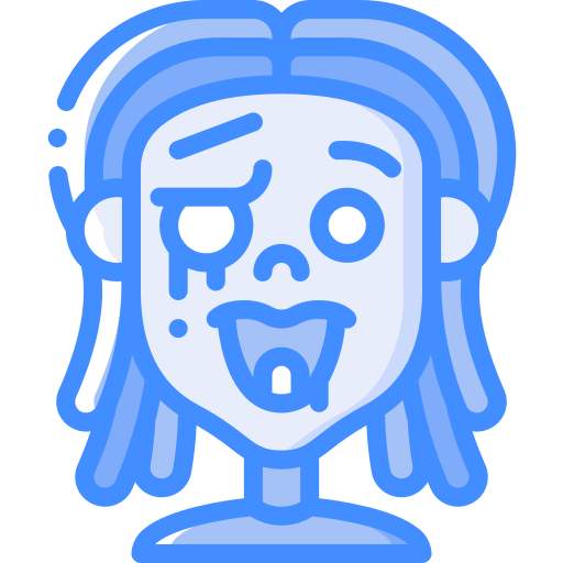 좀비 Basic Miscellany Blue icon
